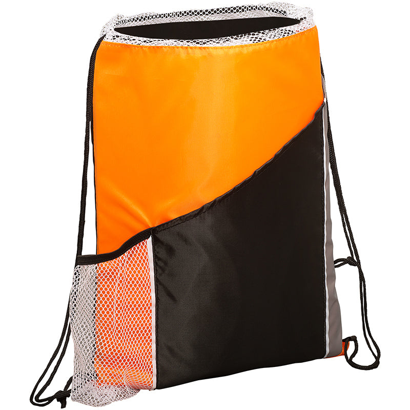 Sprint Angled Drawstring Sports Pack w/Pockets