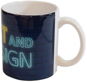 The Full Taylor 10.5oz white Sublimation mug