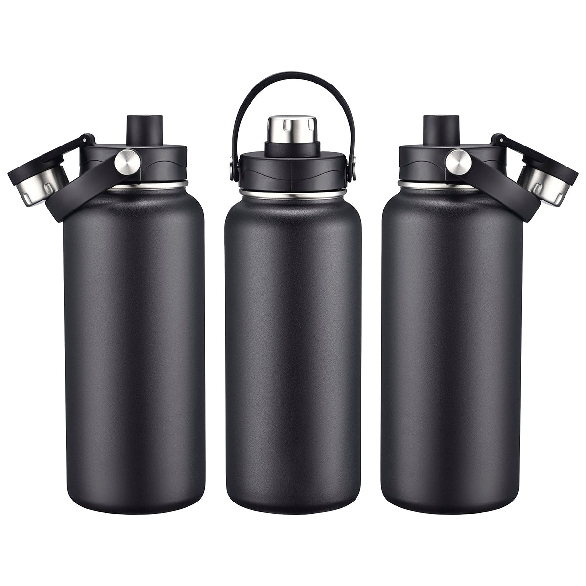 Bresso 34 oz Vacuum Insulated Bottle with Twist Top Spout