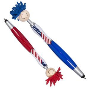 Patriotic MopToppers® Screen Cleaner w/Stylus Pen