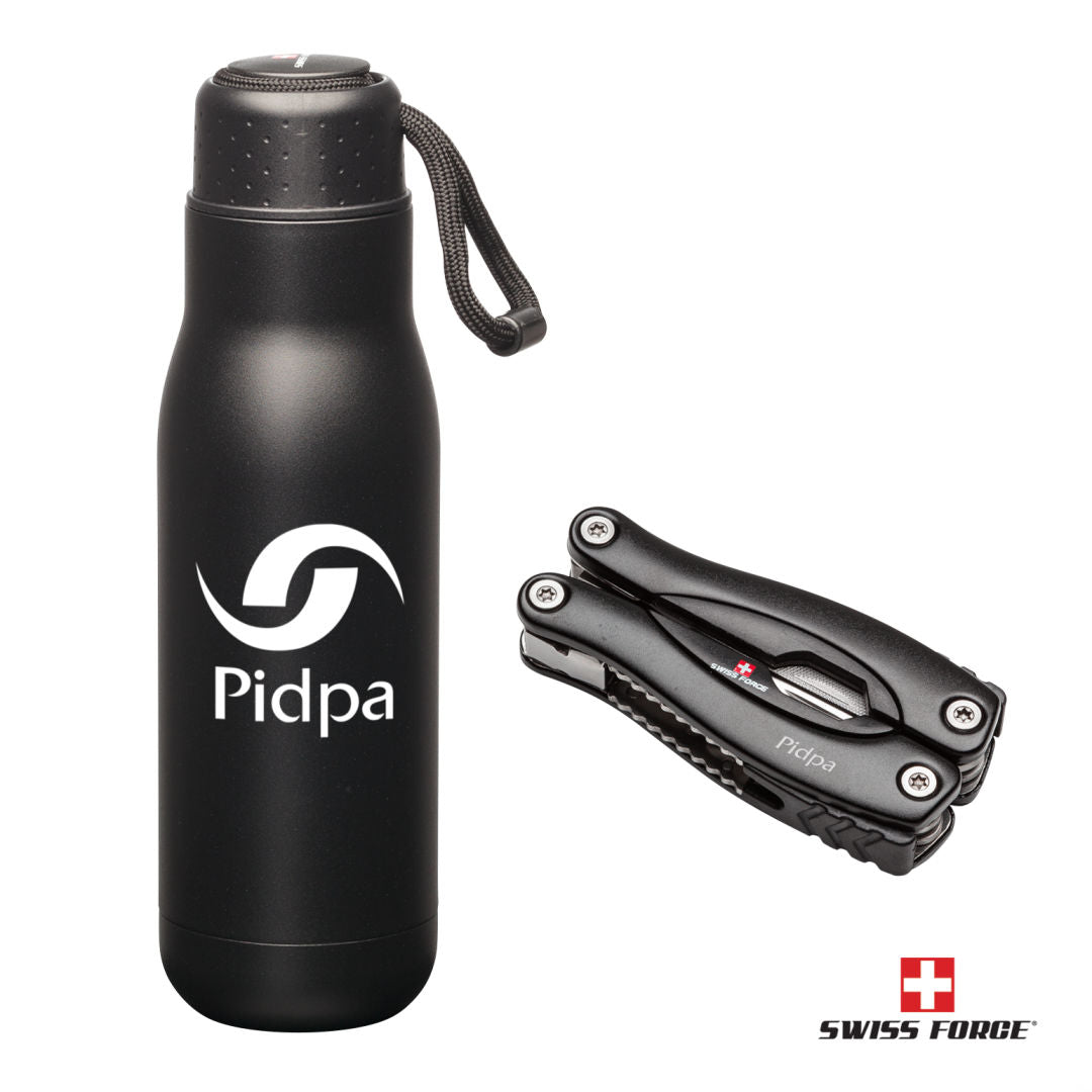 Swiss Force® Bonam Bottle & Multi-Tool Gift Set