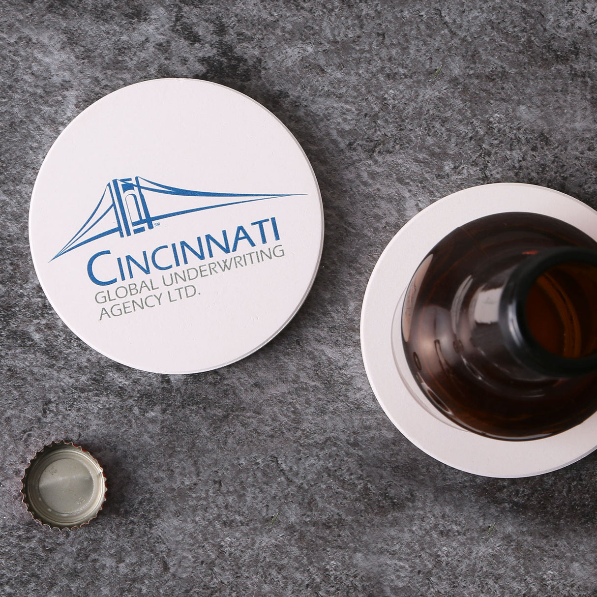 Whitehorse Ceramic Coaster