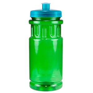 Translucent Green/Translucent Aqua Blue Lid Blank