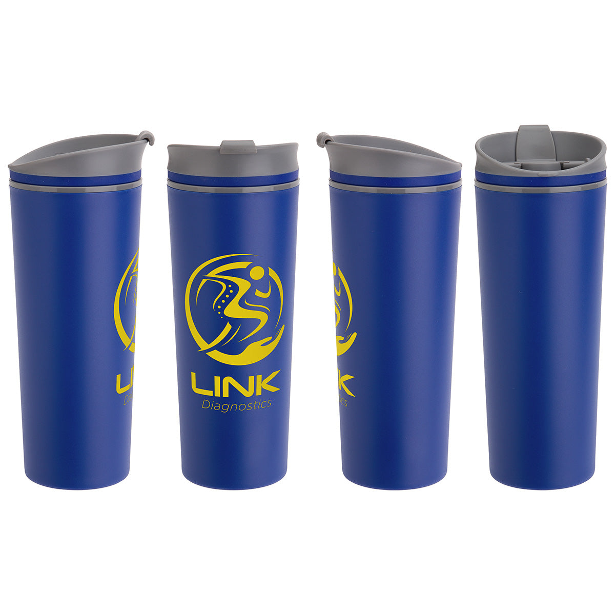 Commuter 17 oz Double-wall Polypropylene Tumbler with Flip Top Closure