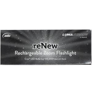 reNew Rechargeable Metal Flashlight