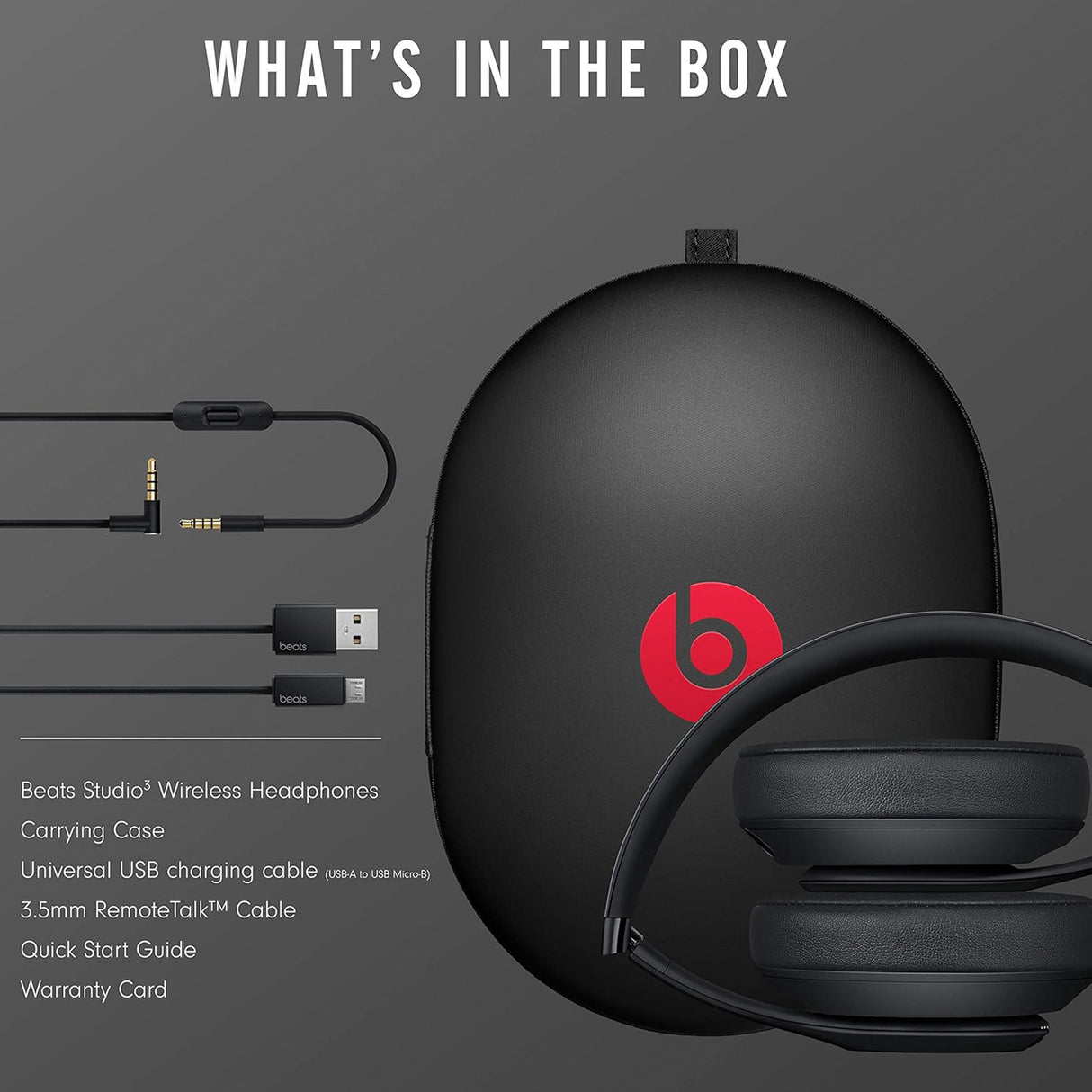 Studio3 Wireless On-Ear Headphones - Matte Black