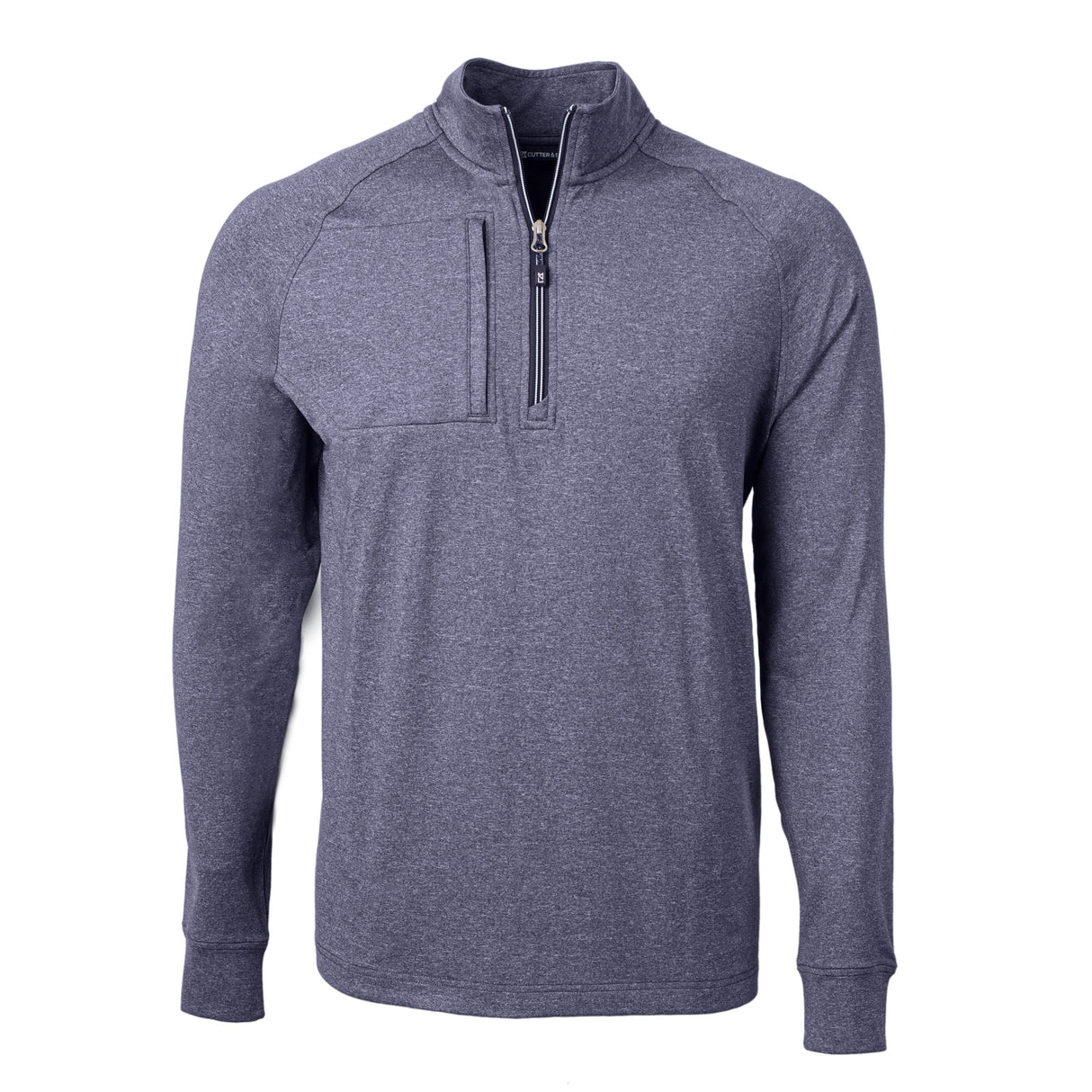 Cutter & Buck Adapt Eco Knit Heather Mens Quarter Zip Pullover