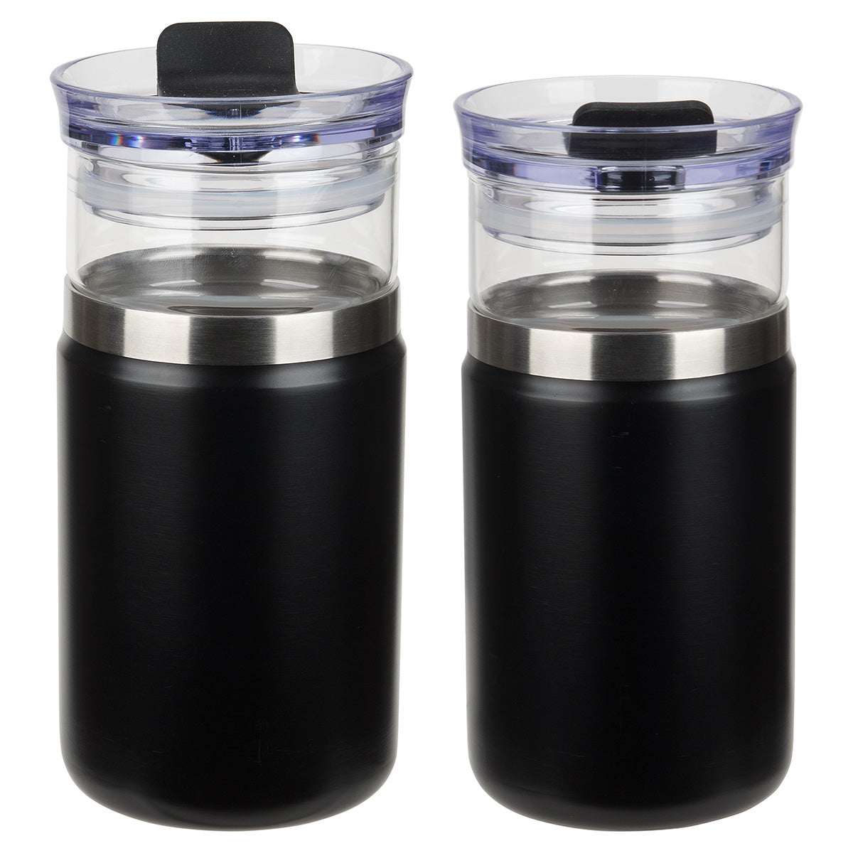 Tamari 12 oz Glass Tumbler & Vacuum Insulated Can Cooler