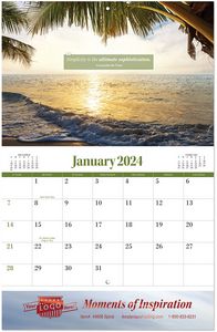 Moments Of Inspiration Stapled Wall Calendar