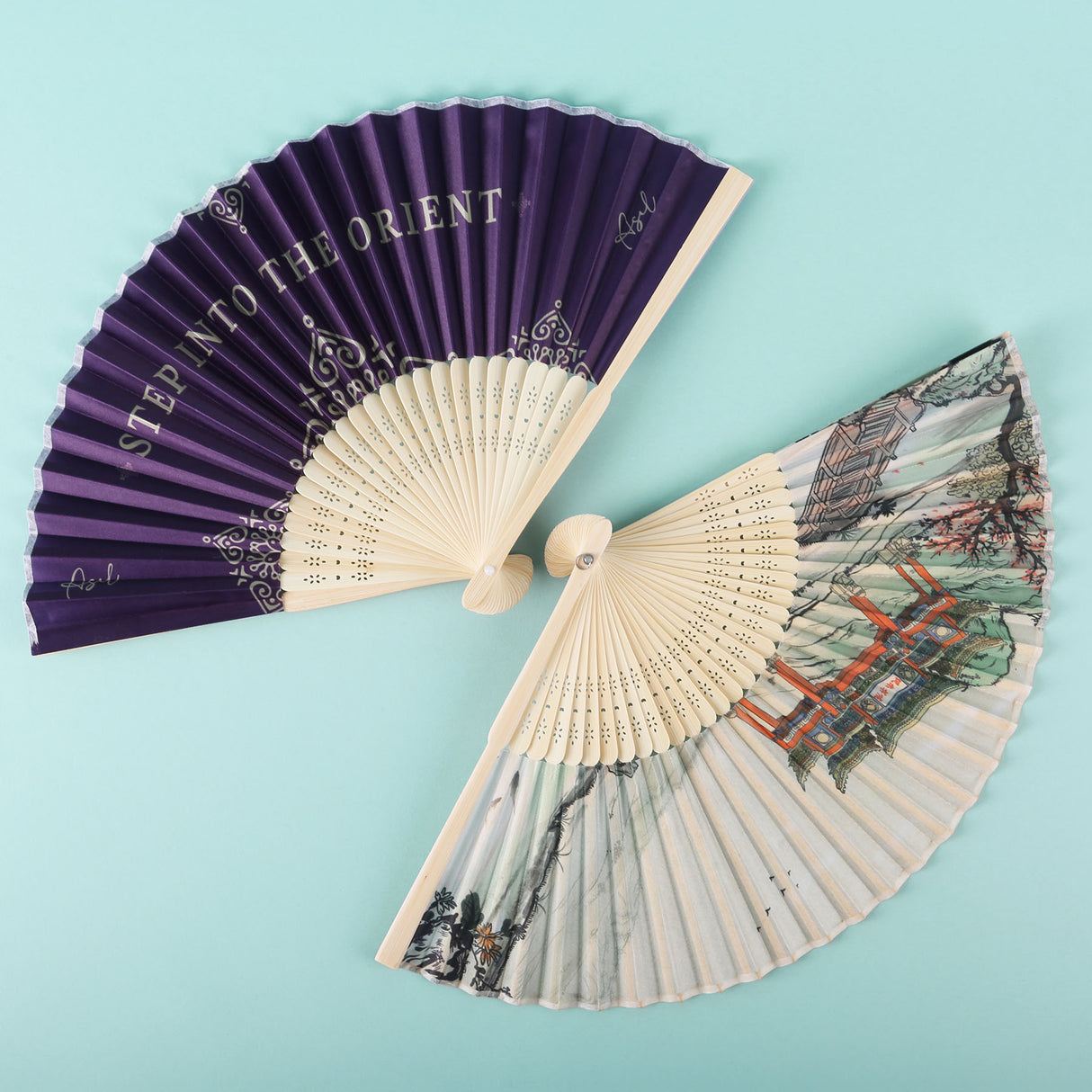 Printed Dynasty Hand Fan