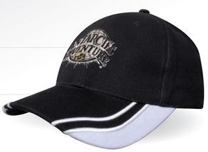 Brushed Heavy Cotton Cap with Curved Peak Inserts