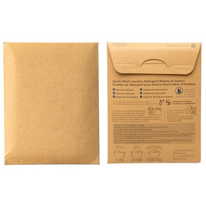 Quick Wash Laundry Detergent Sheets