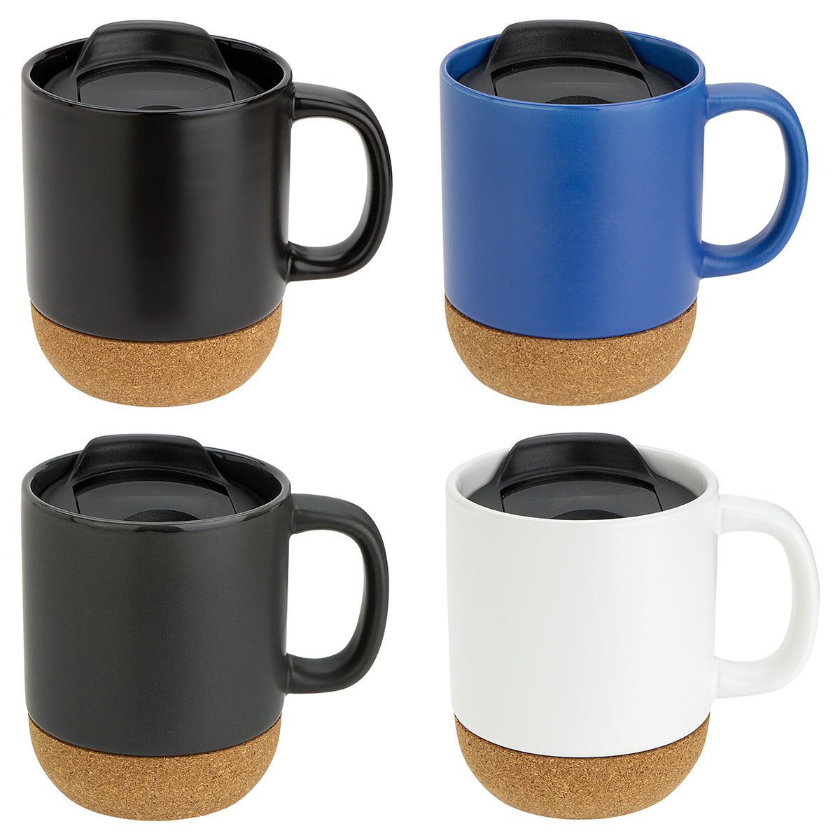 Balsamo 12 oz Ceramic Mug with Cork Base