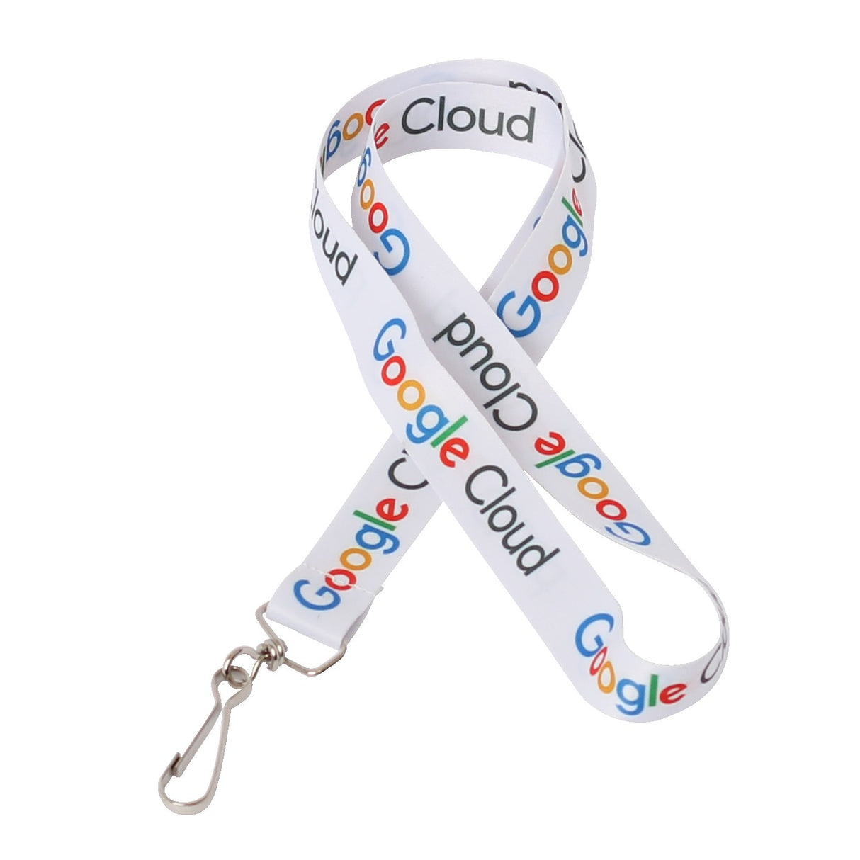 RUSH Economy Sublimated Full-Color Lanyard (White Background)