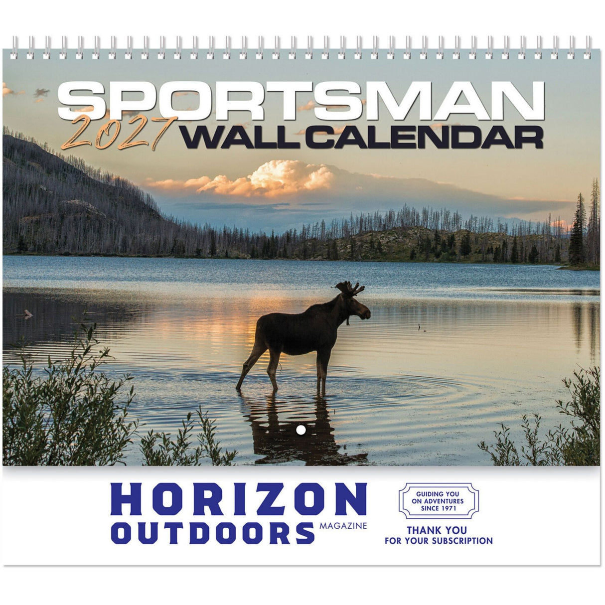Sportsman Spiral Wall Calendar
