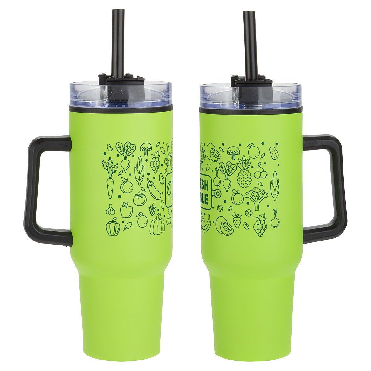 000620 Outpost 40 oz Stainless Steel/Polypropylene Mug