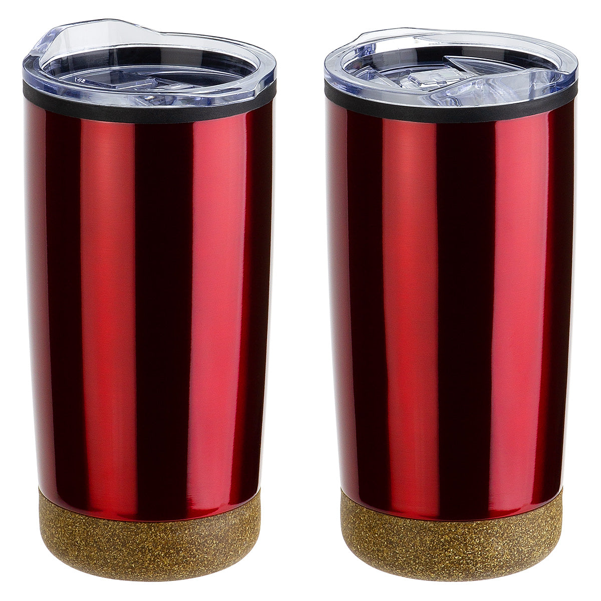York 20 oz Stainless Steel/Polypropylene Tumbler with Cork Base