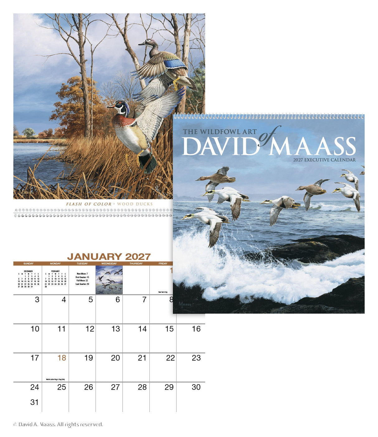 HotLine Products David Maass Executive Calendar combined image