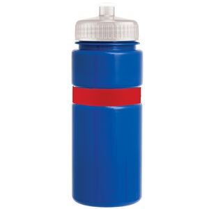 Blue/Red Band/Clear Lid Blank