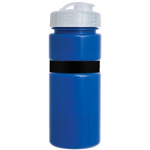 Blue/Black Band/Clear Lid Blank