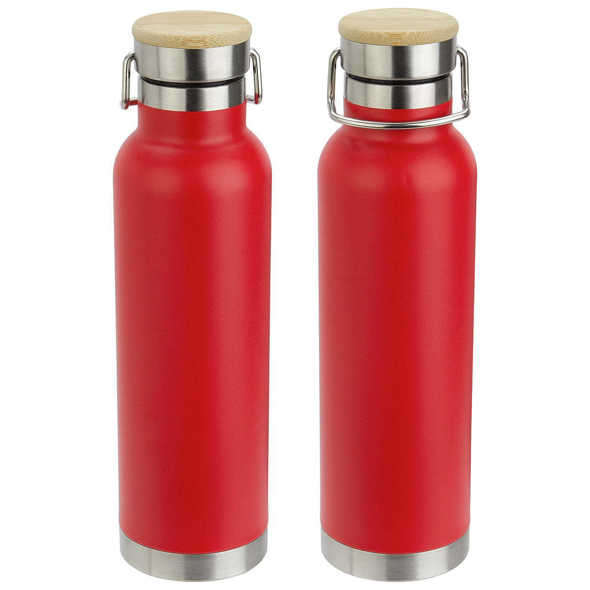 Cusano 22 oz Vacuum Insulated Stainless Steel Bottle with Bamboo Cap
