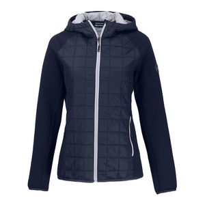 Cutter & Buck Rainier Primaloft Womens Eco Full Zip Hybrid Jacket