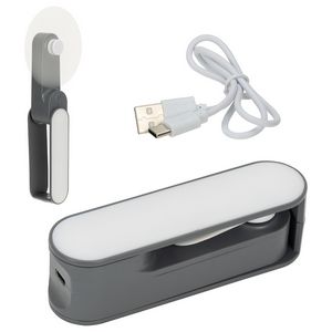 Gale Rechargeable Fan with Swivel Handle