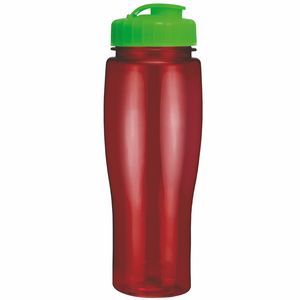 Translucent Red/Neon Green Lid Blank