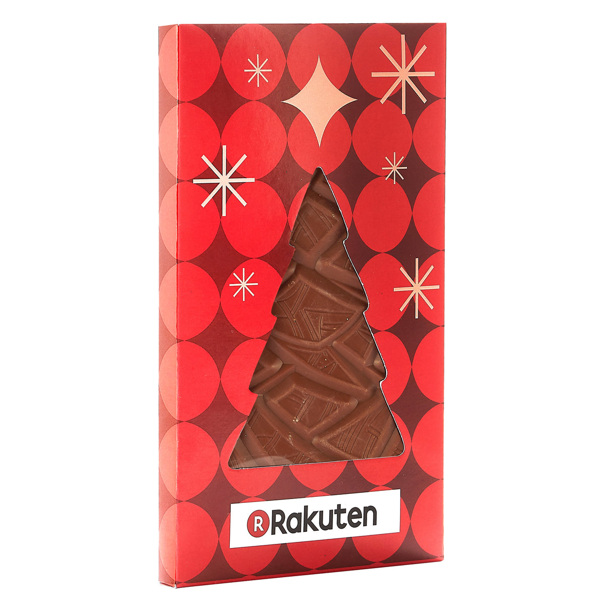 Belgian Chocolate Holiday Tree in Window Box - Milk Chocolate
