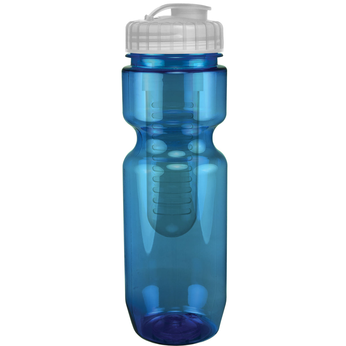 Blue/Translucent Clear Lid