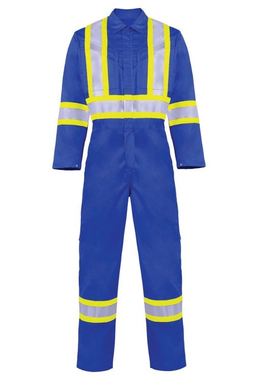 Royal Blue Cotton Plus Fire Retardant Coverall