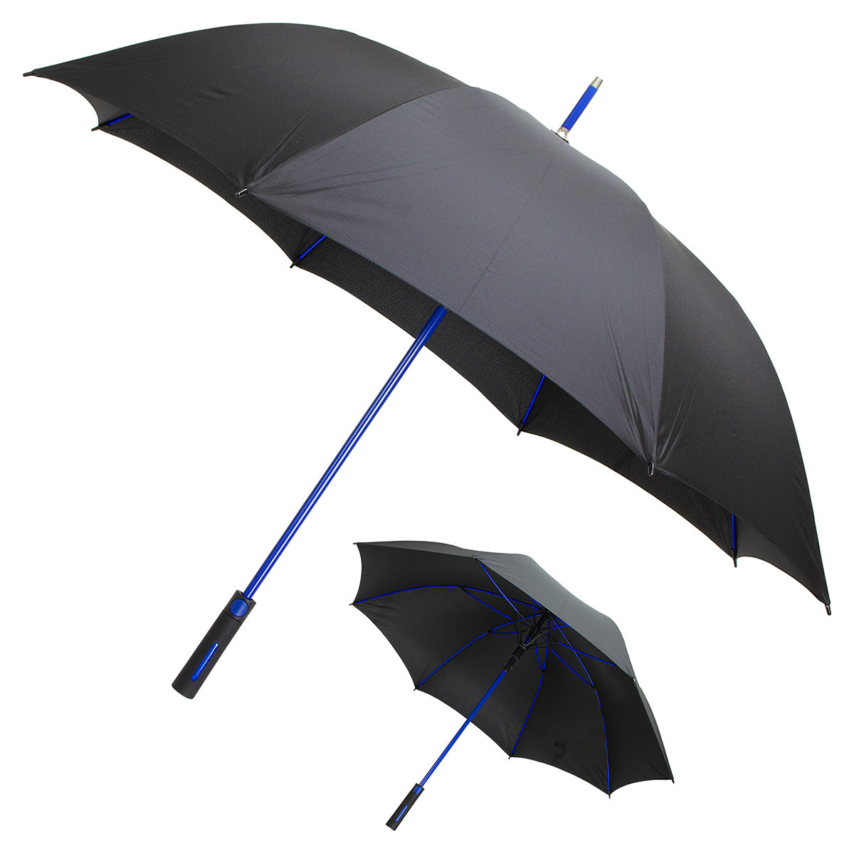 Parkside Auto-Open Umbrella with Contrasting Color Frame