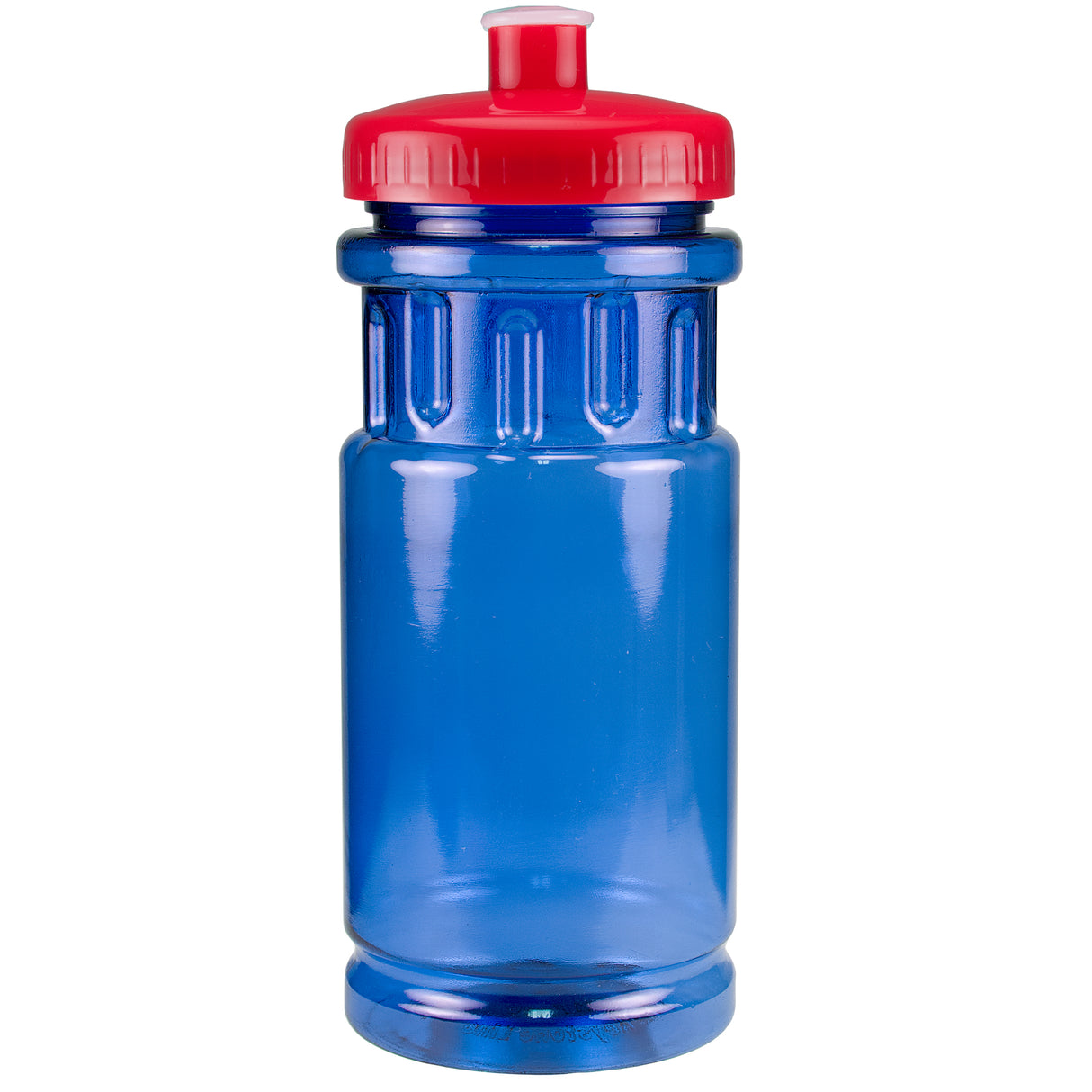Translucent Blue/Red Lid