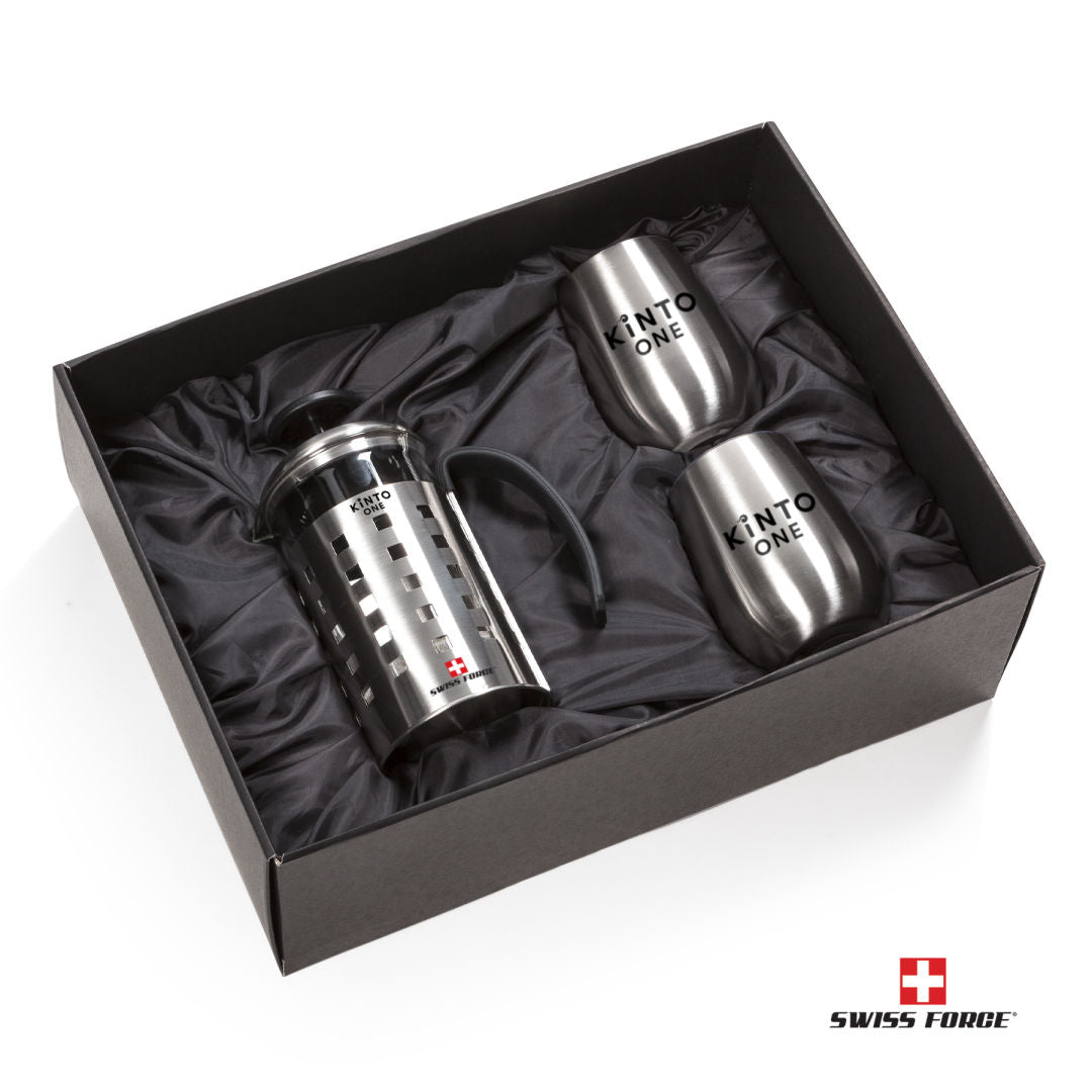 Swiss Force® Coffee Press & Vivaldi Cups