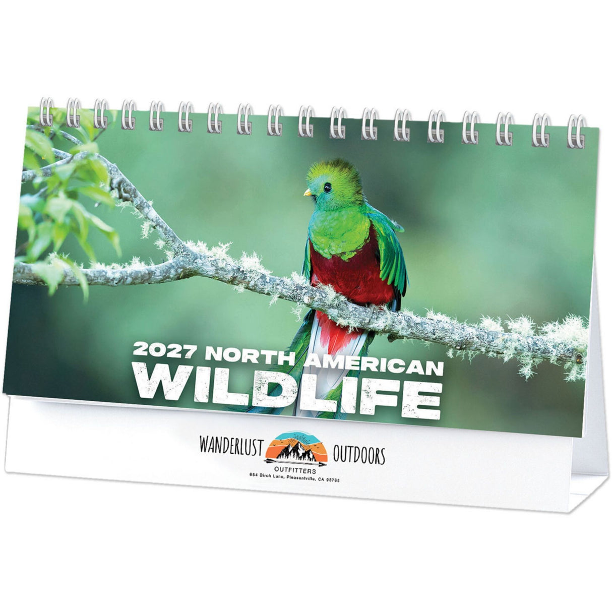 Full Colour North American Wildlife Desk Calendar