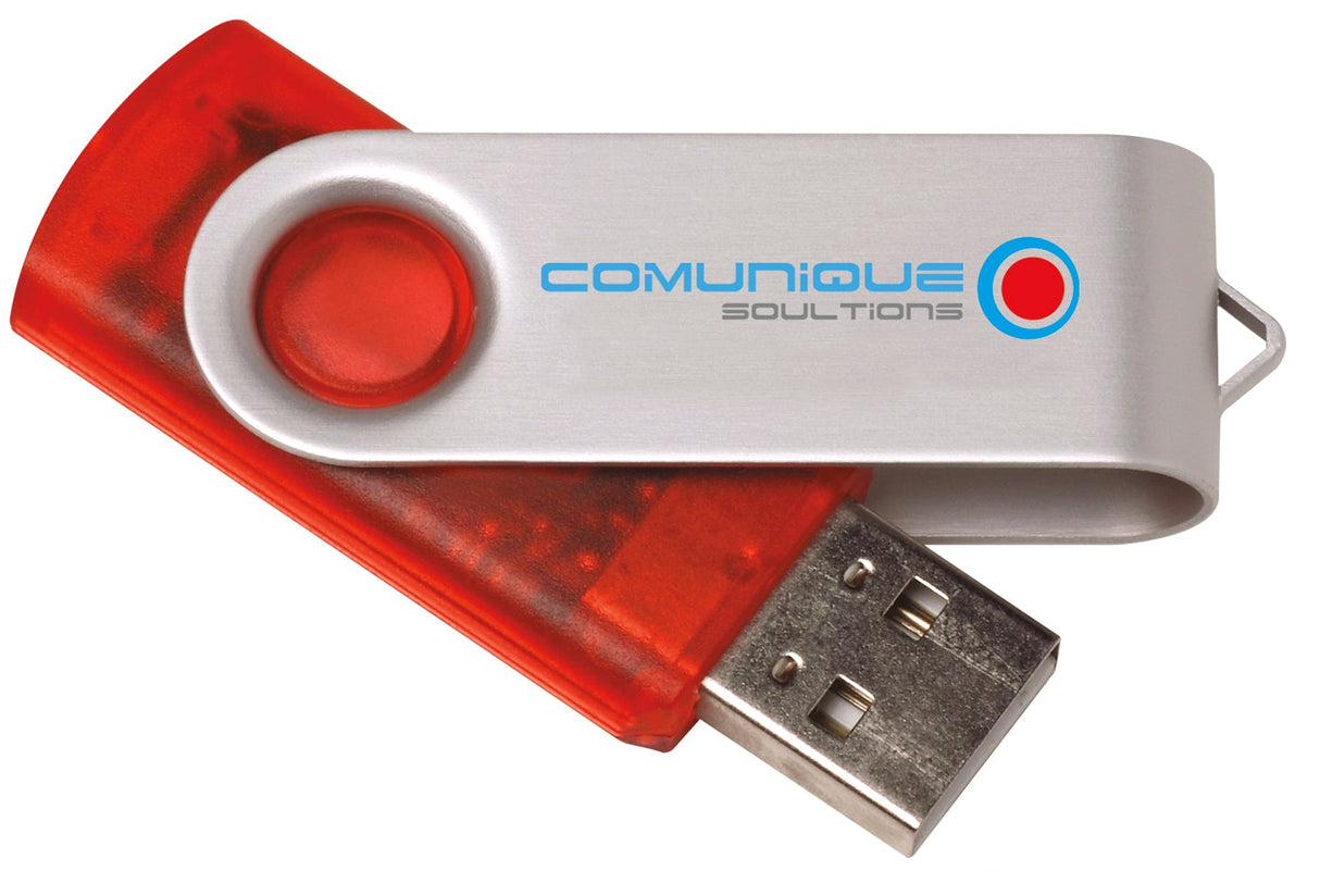 Universal Source® 1 GB Translucent Folding USB 2.0 Flash Drive