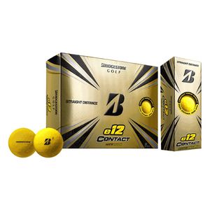 Bridgestone E12 Golf Balls Yellow 12 Pack (10-15 Days)