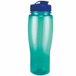 Translucent Aqua Blue/Blue Lid Blank