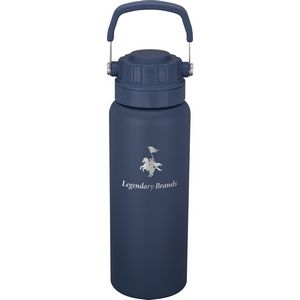 Navy Blue/Silver Logo Front View