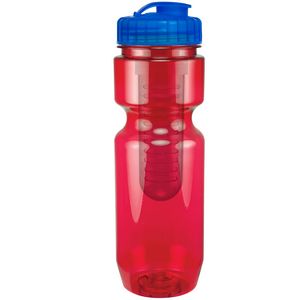 Red/Translucent Blue Lid Blank