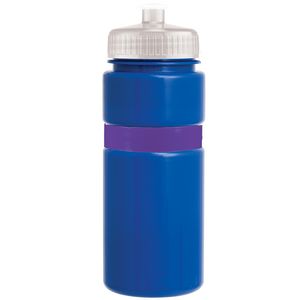 Blue/Purple Band/Clear Lid Blank