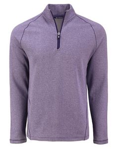 Cutter & Buck Peshastin Eco Fleece Recycled Mens Half Zip Pullover