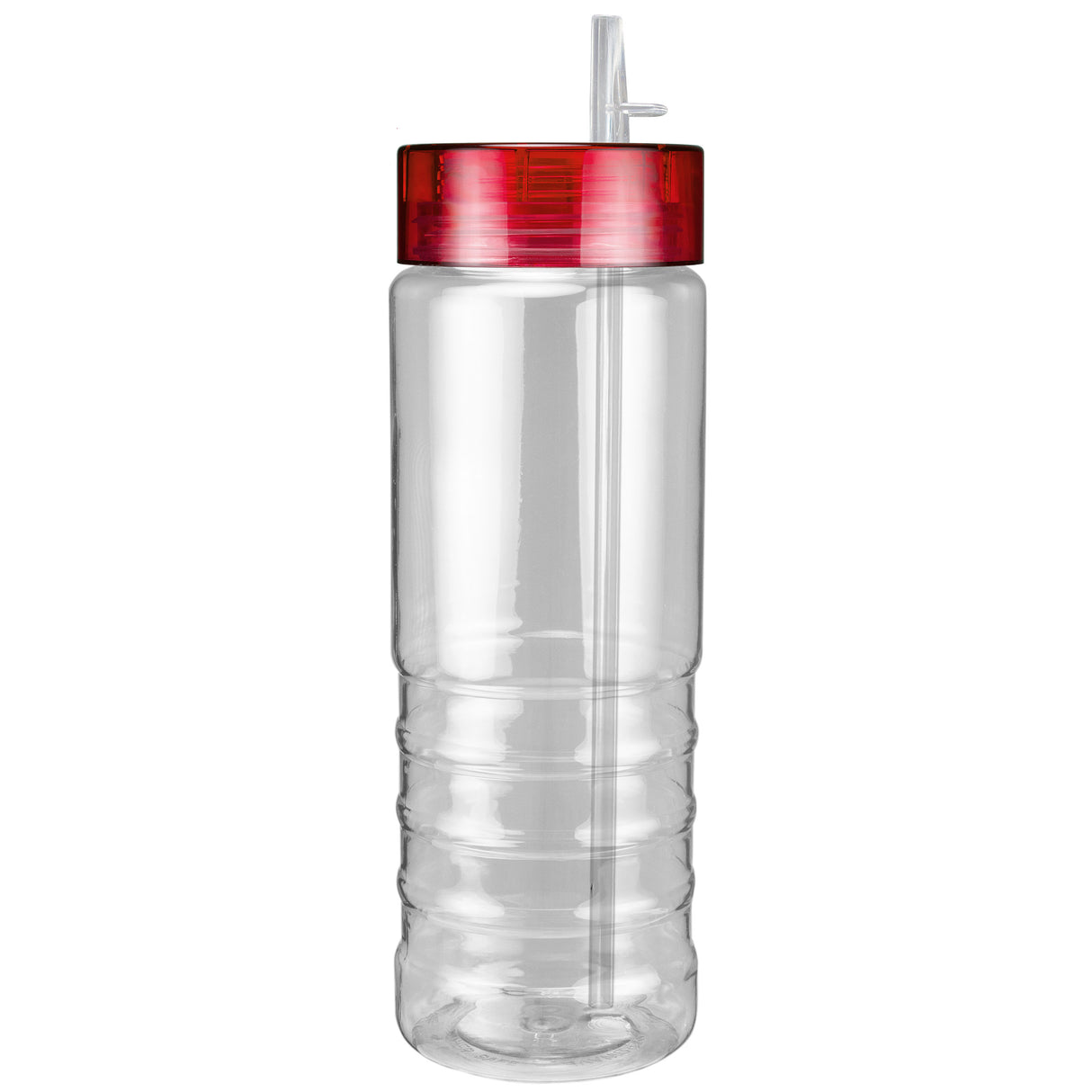 Clear/Translucent Red Lid
