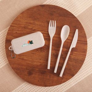 000021 Lawrence Wheat Fibre Utensil Set