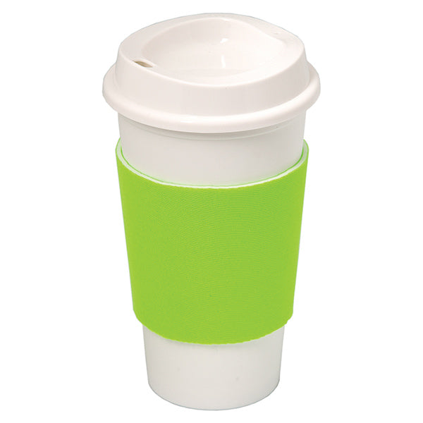 NYC Plastic Cup Drinking Glass With Neoprene Sleeve