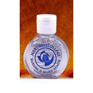 "CirPal" 1 oz Compact Hand Sanitizer Antibacterial Gel in Round Flip-Top Squeeze Bottle