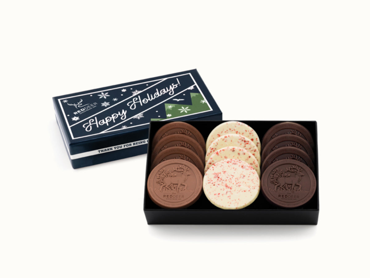 Gourmet 12-Piece Chocolate Cookie Gift Set with Luxury Custom Packaging