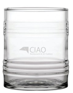 Tin-Can Lite 9.25oz clear glass tumbler