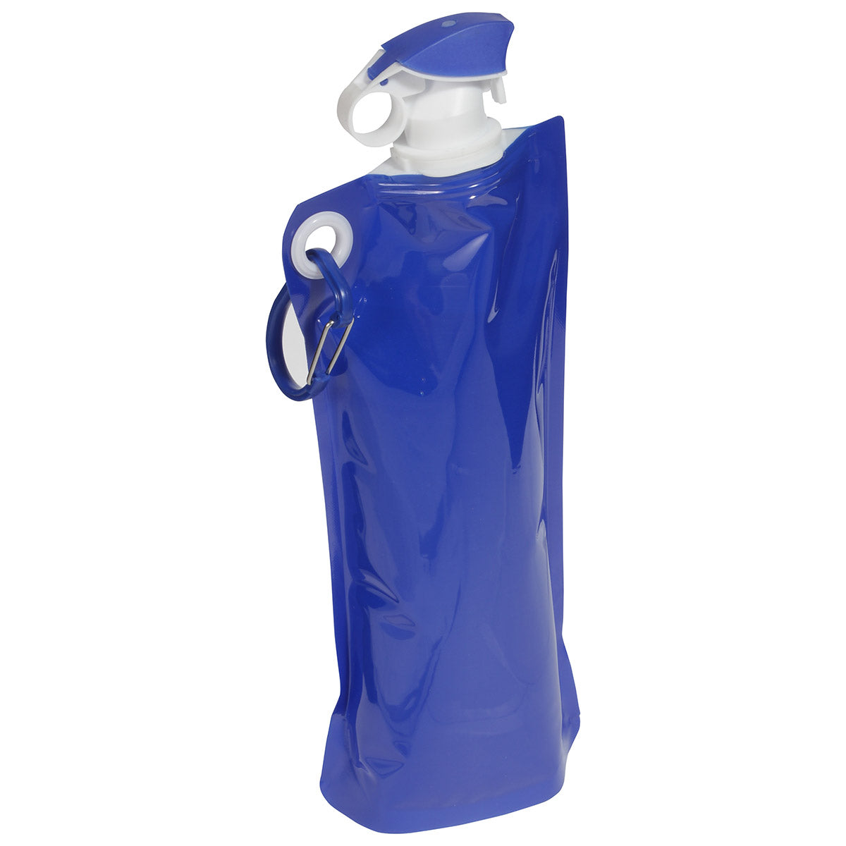 Flip Top Foldable Water Bottle with Carabiner