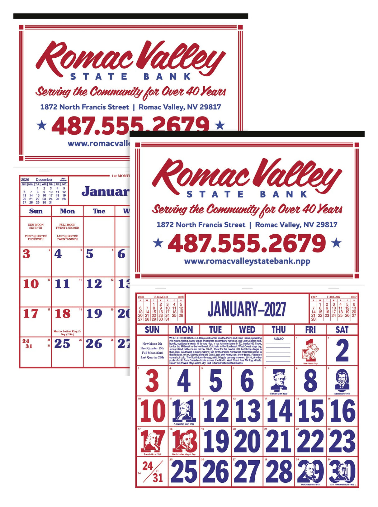 Skinner & Kennedy® Apron Style Calendar
